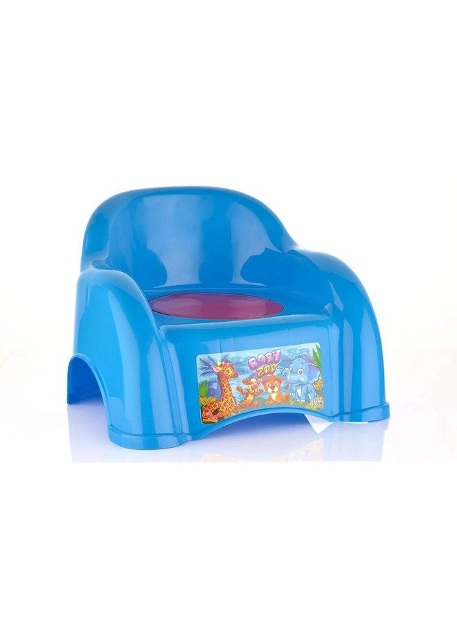 Nabhya 2 In 1 ABCD Baby Potty Seat Baby Potty Training Seat And Baby Chair For 6-18 Month (Blue) - Image 2