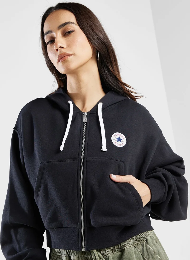 CONVERSE Retro Chuck Quarter Zipped Hoodie