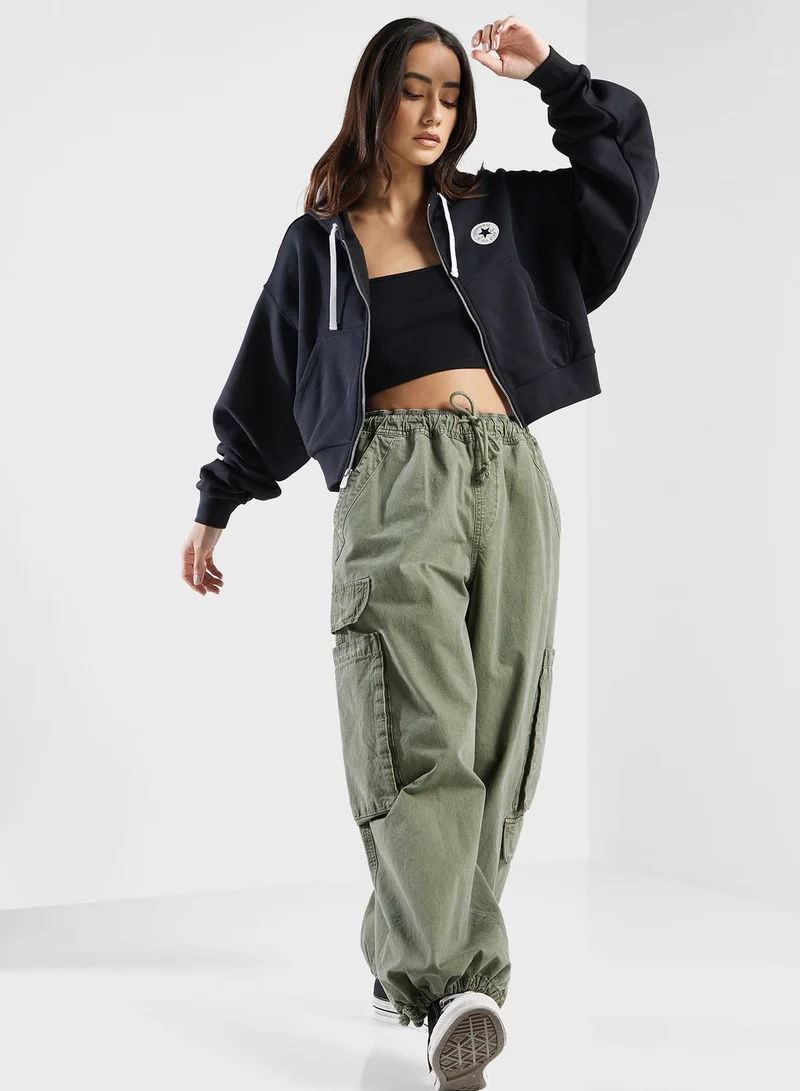 CONVERSE Retro Chuck Quarter Zipped Hoodie