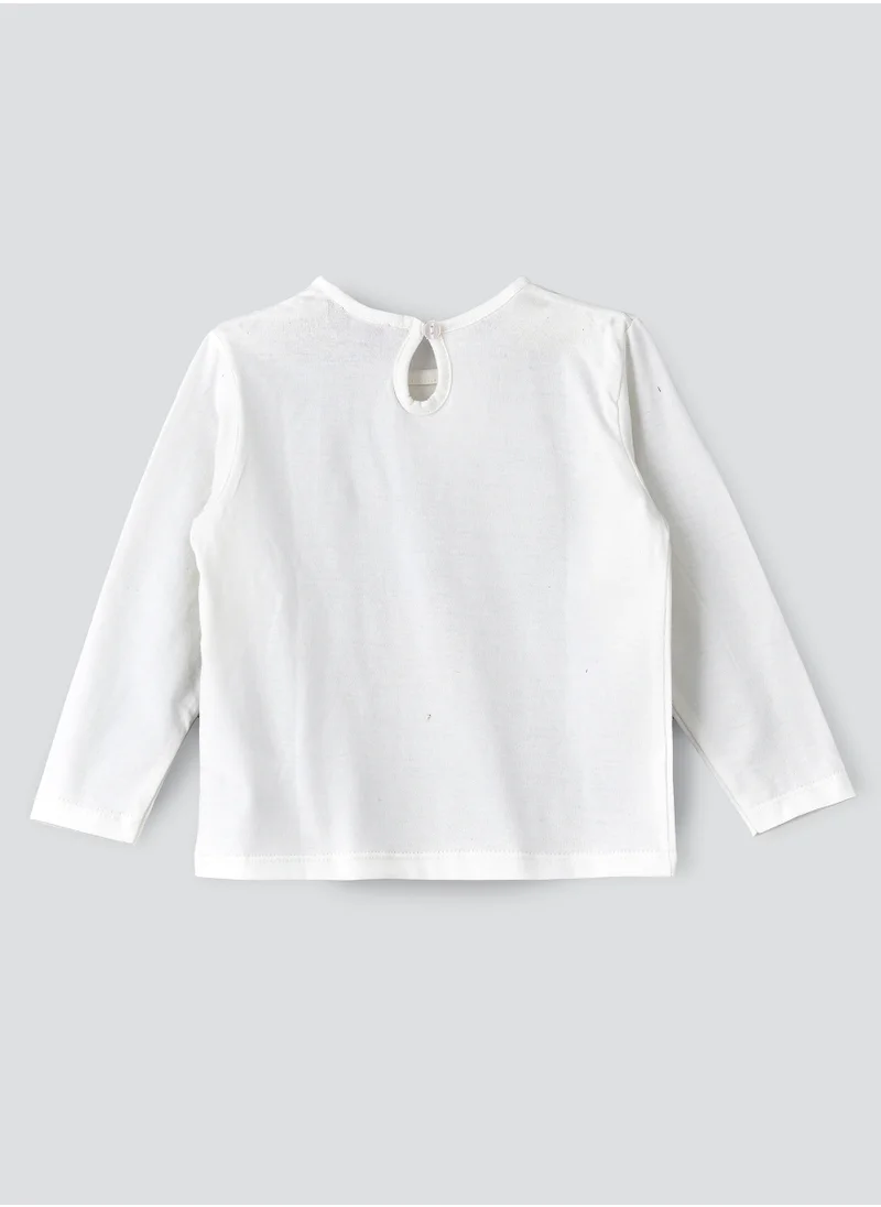 جيلين Cozy Knit Long Sleeve T-Shirt for Girls