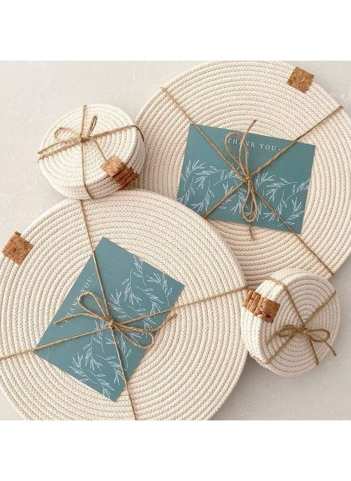 Generic Boho decore /cotton coaster 10 cm  - Image 1