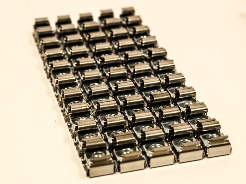 NavePoint M5 Cage Nuts and Screws for Server Shelves Cabinets - 50 Pk Rack Mount - Image 3