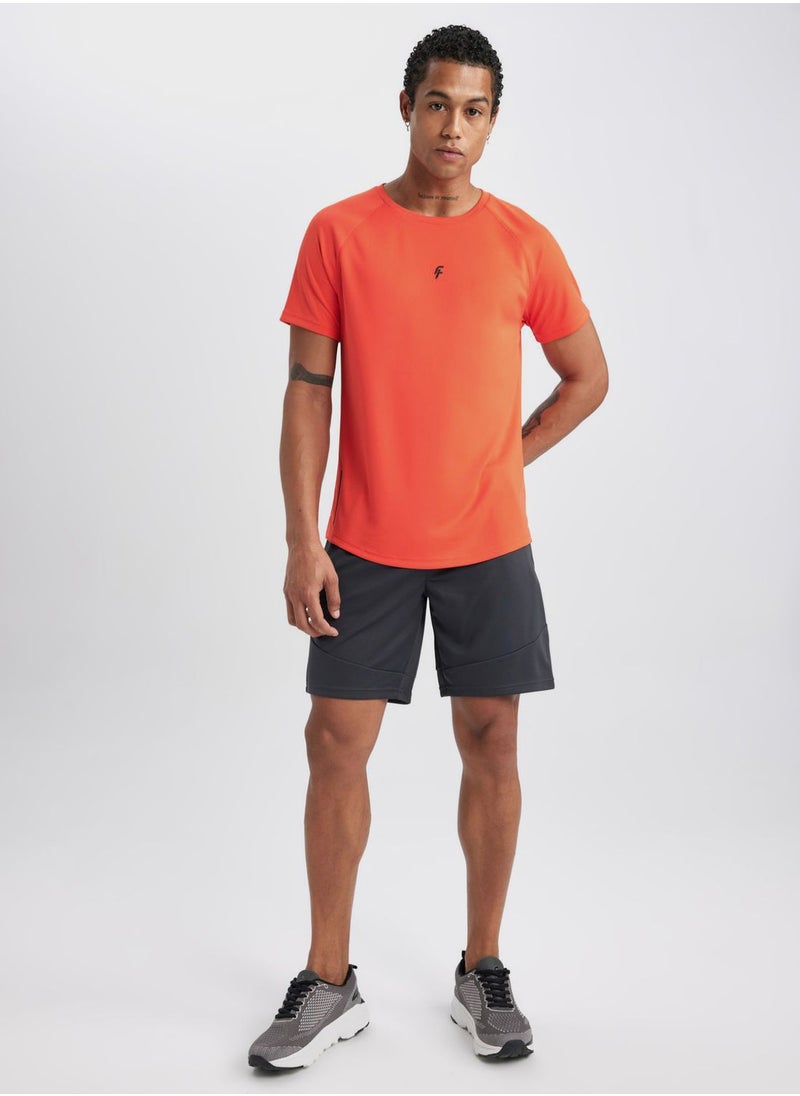 DeFacto - Defactofit Slim Fit Crew Neck Printed Sports T-Shi - Image 1
