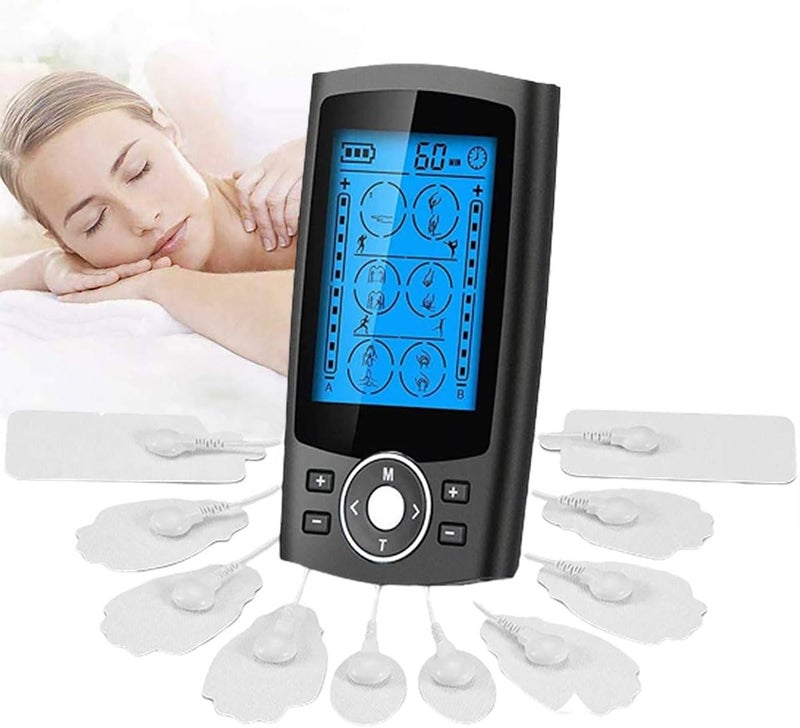 24-mode Physiotherapy Instrument Intelligent Pulse Full Body Massage Charging Meridian Massager, Suitable for Cervical and Lumbar Muscle Stimulation Acupuncture Points Family Acupuncture - Image 1