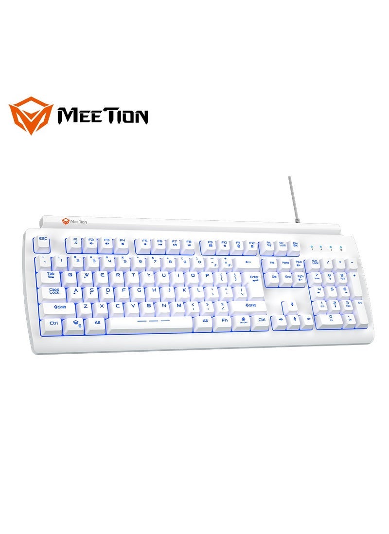Meetion Meetion K9000 Waterproof Backlit RGB Gaming Keyboard – Durable and Spill-Resistant Design with Vibrant RGB Lighting and 19 Anti-Ghosting Keys – Ideal for Gaming and Office Use with Comfortable Ergonomics and Reliable Performance  - Image 3