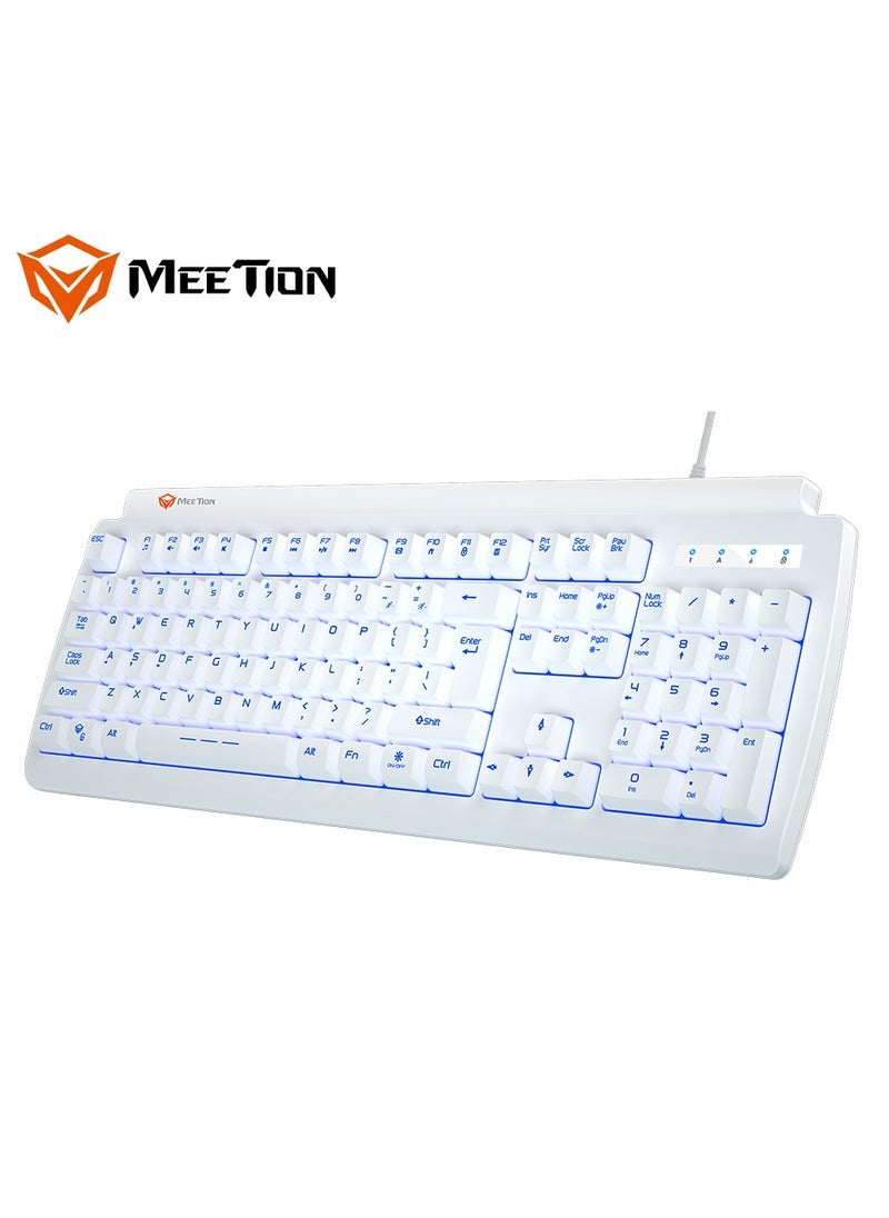 Meetion Meetion K9000 Waterproof Backlit RGB Gaming Keyboard – Durable and Spill-Resistant Design with Vibrant RGB Lighting and 19 Anti-Ghosting Keys – Ideal for Gaming and Office Use with Comfortable Ergonomics and Reliable Performance  - Image 5
