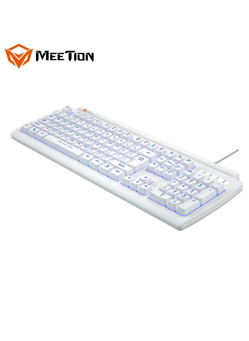 Meetion Meetion K9000 Waterproof Backlit RGB Gaming Keyboard – Durable and Spill-Resistant Design with Vibrant RGB Lighting and 19 Anti-Ghosting Keys – Ideal for Gaming and Office Use with Comfortable Ergonomics and Reliable Performance  - Image 4