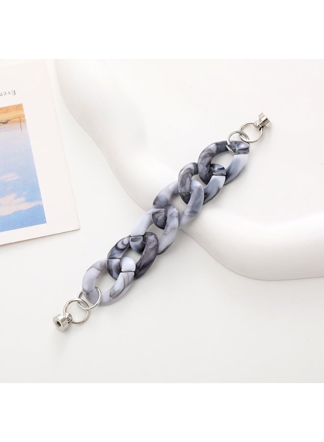 NIBEMINENT Phone Charm/ Chain Strap for Women Girls, Marble Cell Phone Case Lanyard Wrist Strap - Image 1