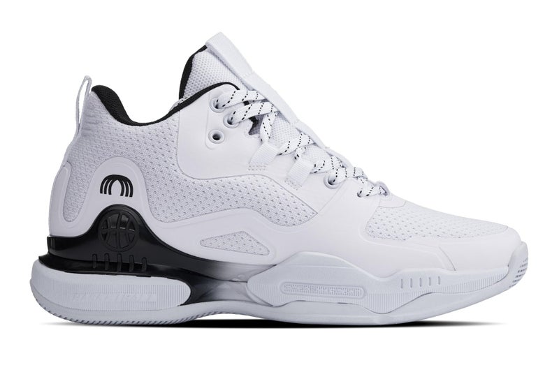 CALTO Men's Invisible Height Increasing Elevator Shoes - White/Black Basketball High-Top Sporty Sneakers - 3.0 Inches Taller - Q394 - Size 7 D(M) US - Image 4