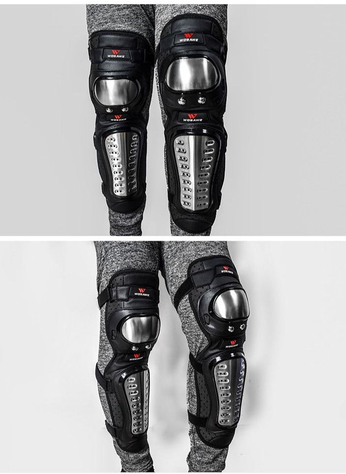 PRO ACTION 1 Pair Motorcycle Knee Pad Motocross Knee Guard Motorcycle Knee Protection Racing Guard Safety Gears Racing Brace Durable  - Image 3