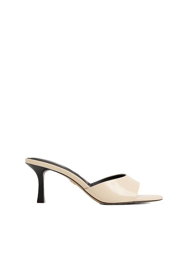 Annaberaen Ladies Beige Heeled Sandals