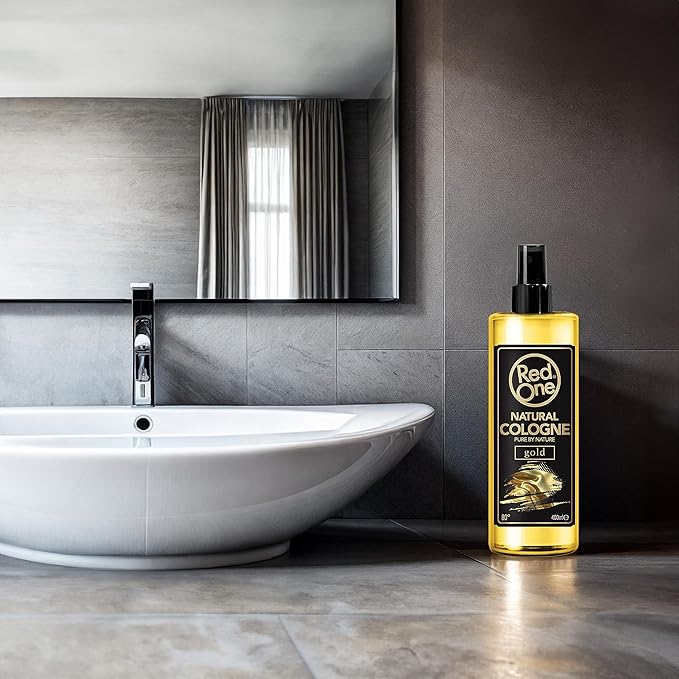Redone Aftershave Natural Barber Spray Cologne 400 ml Amber - Image 2