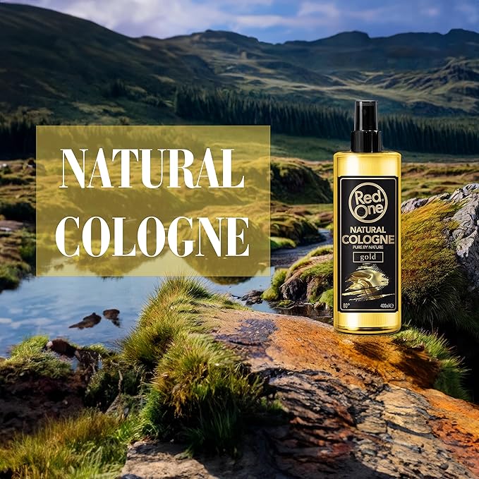 Redone Aftershave Natural Barber Spray Cologne 400 ml Amber - Image 3