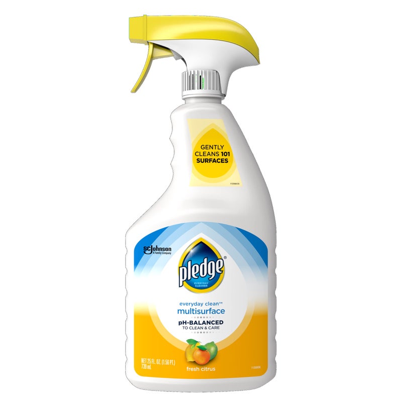 Pledge Multisurface Cleaner, Everyday Clean, Trigger, Fresh Citrus Scent, 25 oz - Image 1