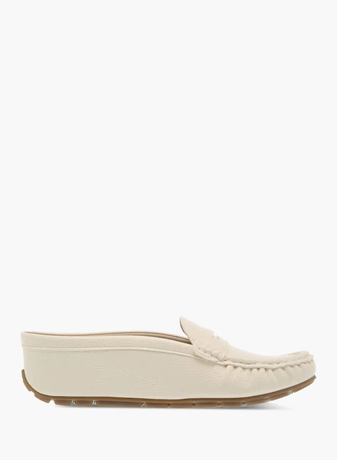 Flora Bella By Shoexpress Womens Cutout Detail Slip-On Mules