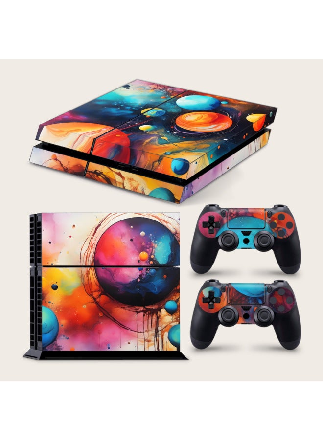 For Sony Game Console 3PCS PS4 Film Sticker PVC Sticker-Color:YXJ-PS4-034 - Image 2