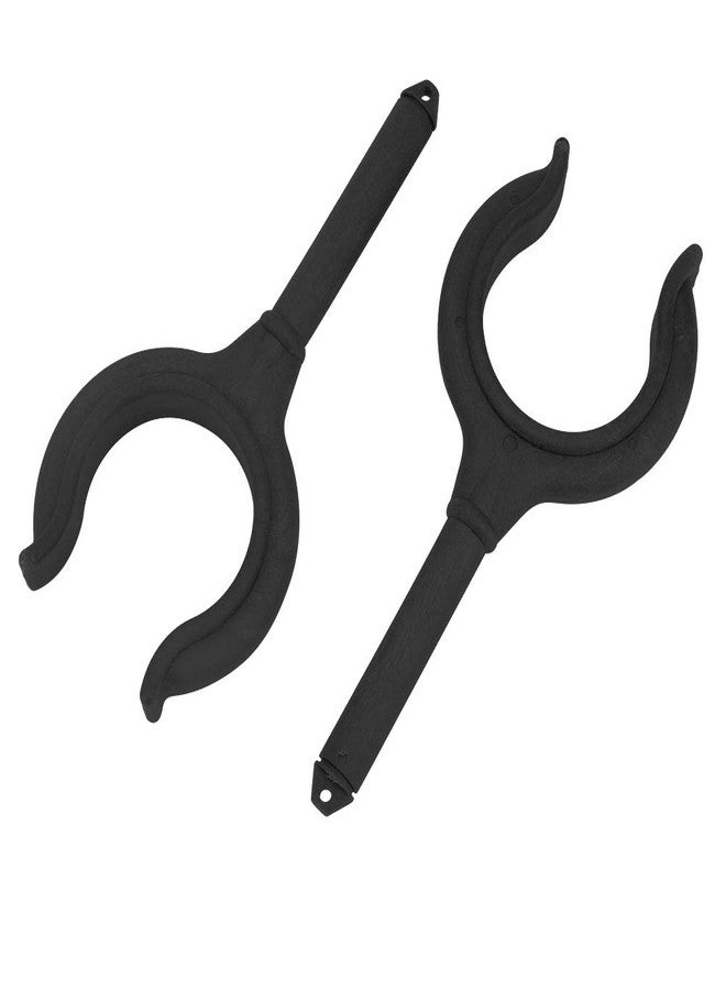 DAUERHAFT Boat Oar Lock , 2 pcs Boat Oar Lock Fishing Rod Holder Bracket Marine Rubber Dinghy Accessories , Sturdy and Oar Lock Rowlock Side Mount Rowlock Marine Row Boat Dinghy Water Raft - Image 2