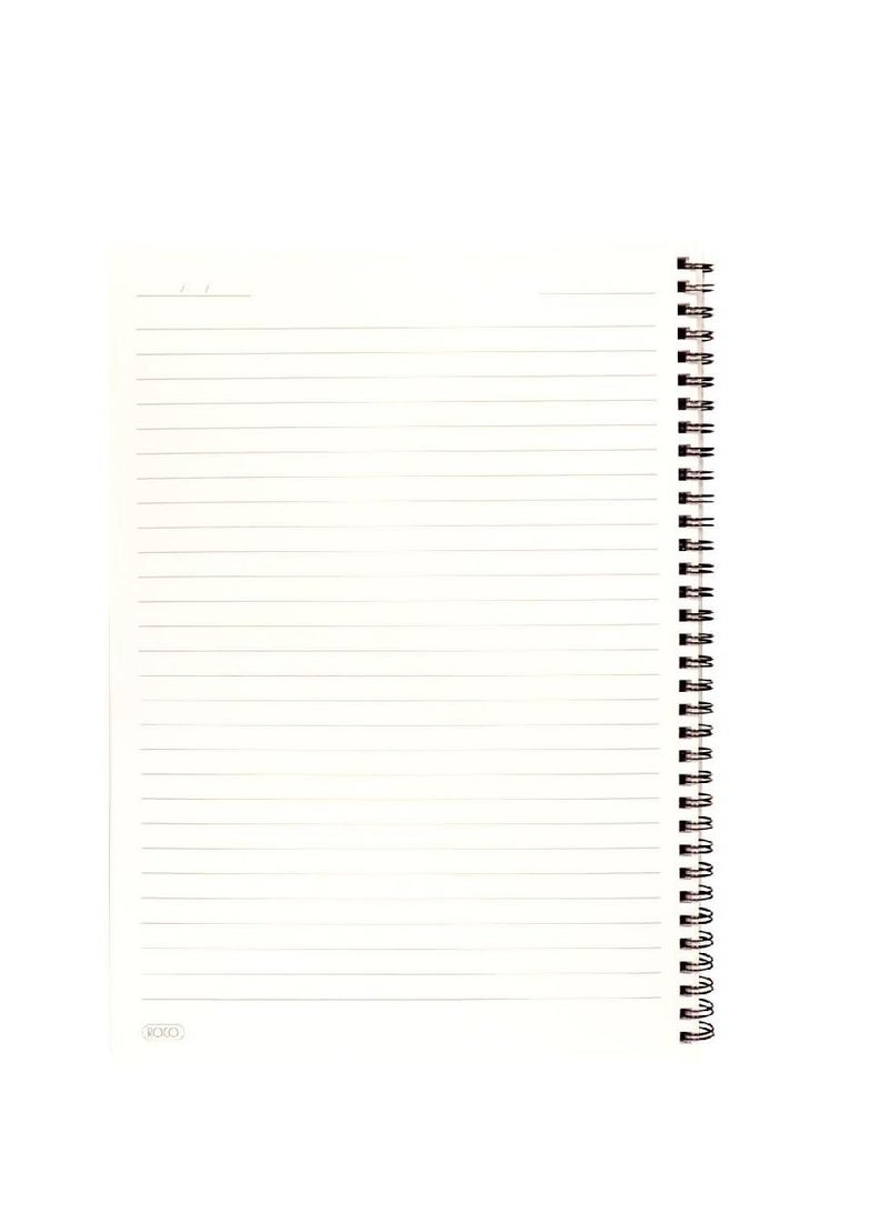 روكو دفتر ملاحظات A4 100 ورقة مفردة مسطرة (عربي) - Image 2