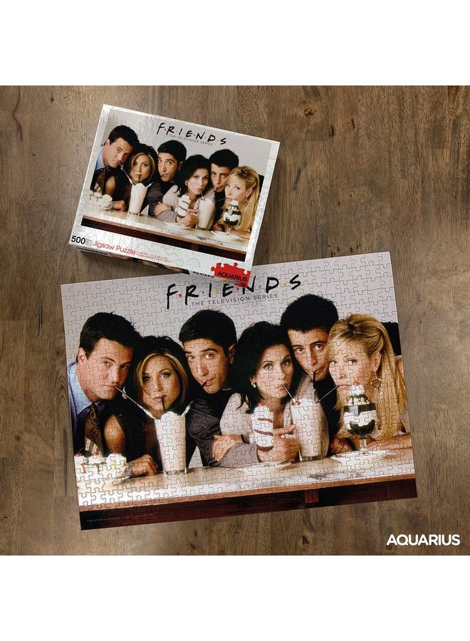 Aquarius Friends Milkshake Puzzle (500 Piece Jigsaw Puzzle) Glare Free Precision Fit Officially Licensed Friends Tv Show Merchandise & Collectibles 14 X 19 Inches  - Image 4