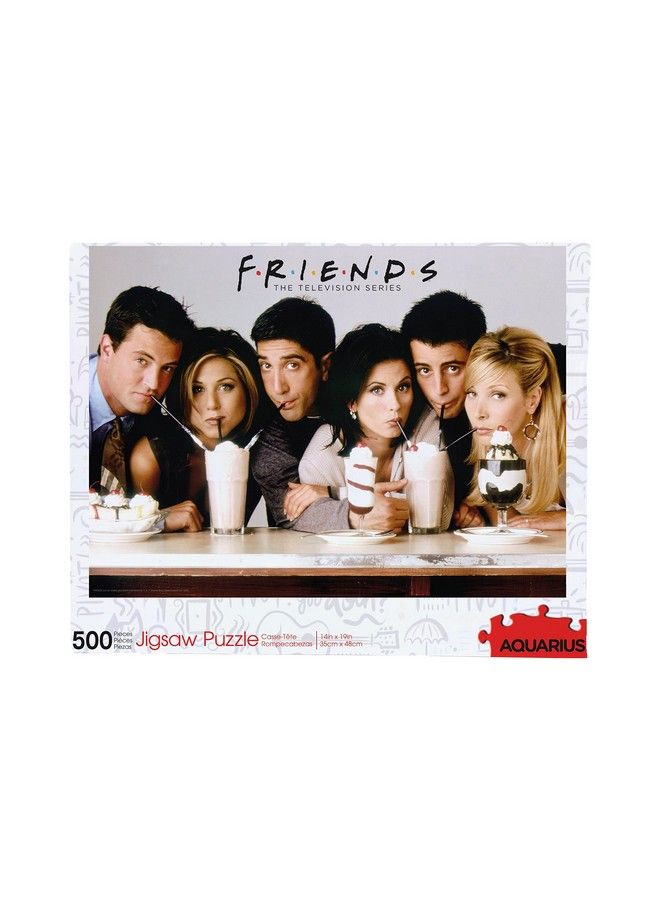 Aquarius Friends Milkshake Puzzle (500 Piece Jigsaw Puzzle) Glare Free Precision Fit Officially Licensed Friends Tv Show Merchandise & Collectibles 14 X 19 Inches  - Image 2