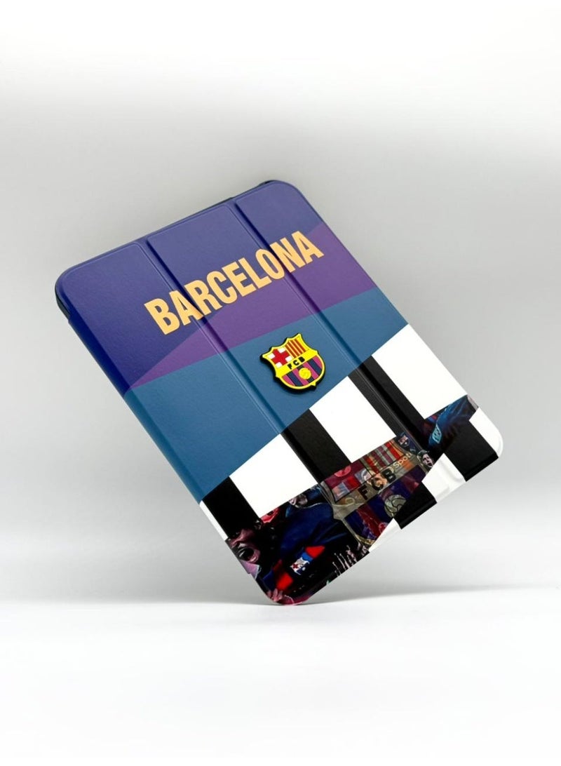 Cat - Cot Cat-Cot FC Barcelona Edition Smart Folio Case for iPad 10.2-inch (9th, 8th, 7th Gen) – Official Colors Barça Fan Protective Tablet Cover with Built-in Stylus Holder & Smart Magnetic Closure - Image 2