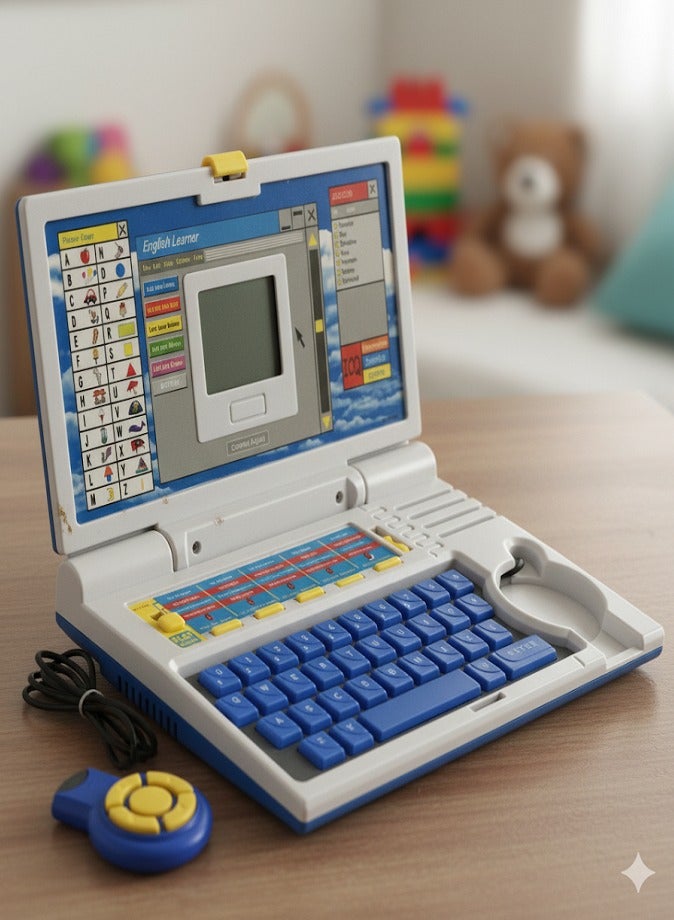 English Learner Educational Laptop for Kids Ages 3+, Interactive Learning Computer Toy with Mouse, 20 Fun Educational Activities for Alphabet, Numbers, Spelling, Games and Music, Skill Development Gift for Boys and Girls - Image 3