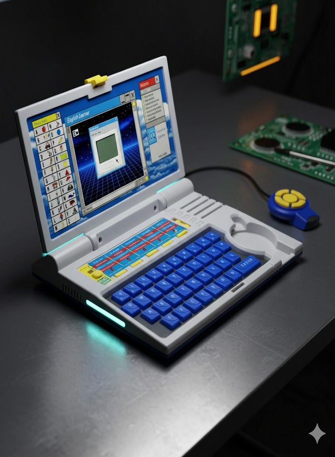 English Learner Educational Laptop for Kids Ages 3+, Interactive Learning Computer Toy with Mouse, 20 Fun Educational Activities for Alphabet, Numbers, Spelling, Games and Music, Skill Development Gift for Boys and Girls - Image 5