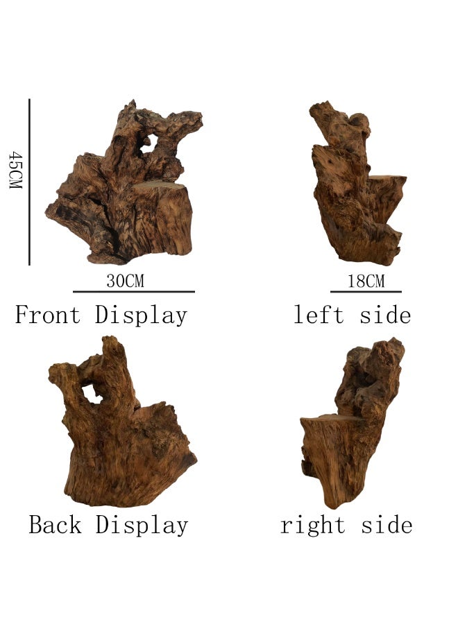 Natural Driftwood Teak Root Sculpture Handmade Solid Wood Accent Piece Unique Organic Furniture Base Rustic Home & Garden Decor - Image 2