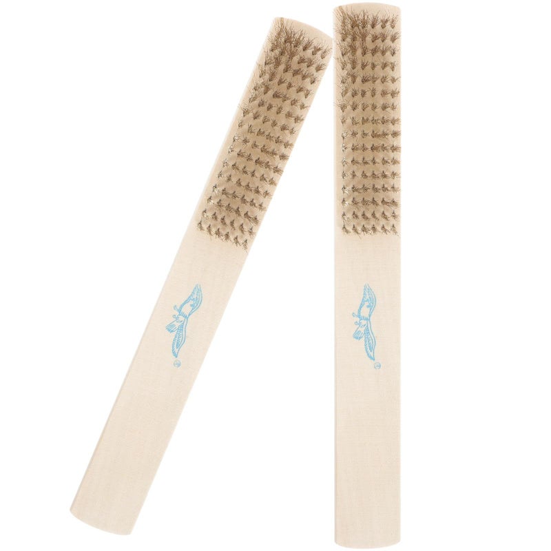 Steel Wire Cleaning Brush Set 2 Pack for Metal Wood Debris Oxidation Removal - Image 2