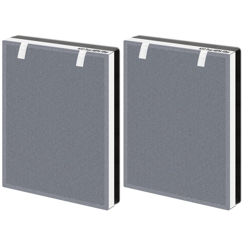 Funmit Vital 100 Replacement Filter for LEVOIT Vital 100 Air Purifier, Funmit 3-in-1 H13 True HEPA High-Efficiency Activated Carbon Filter, Compared to Part # Vital 100-RF, 2 Pack - Image 1