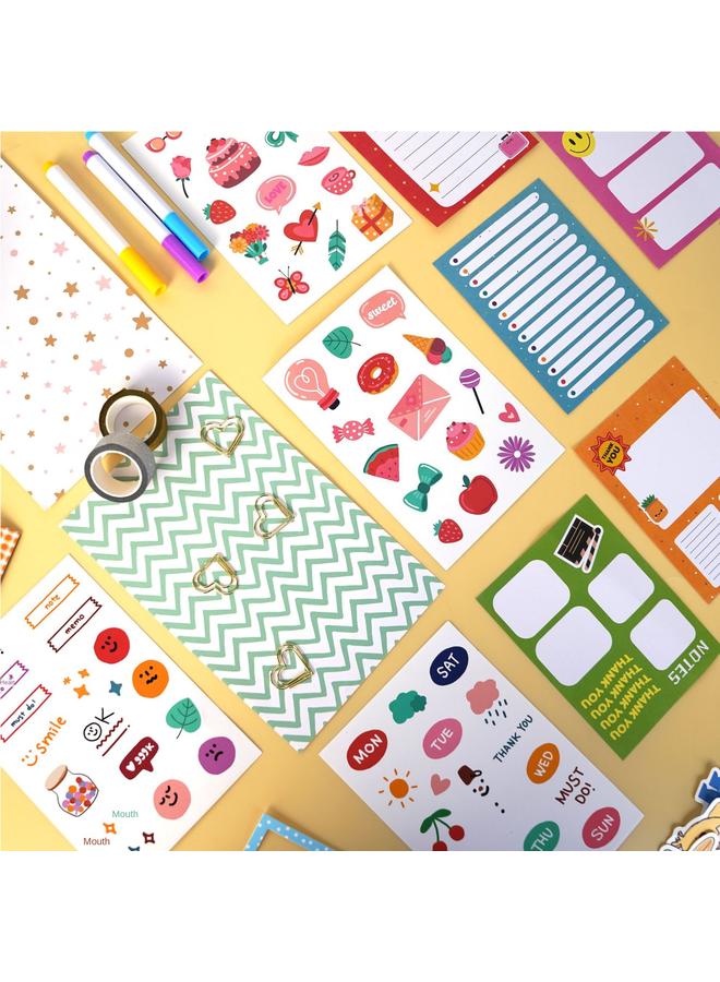 New Children's Notebook Suit Stickers Girls Teenagers Birthday Gift Journal Scrapbook Hand Account - Image 4