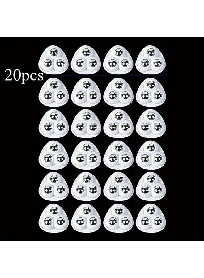 Black Self Adhesive Wheels With Stainless Steel Ball Bearings 360 Degree Rotary Casters - Image 4