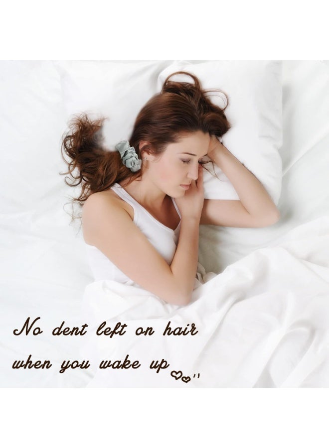 ميتوي 12 قطعة سكرونشي حريري لجميع أنواع الشعر والقوام للفتيات والنساء - Image 2