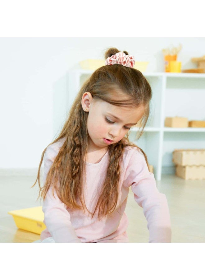 ميتوي 12 قطعة سكرونشي حريري لجميع أنواع الشعر والقوام للفتيات والنساء - Image 5