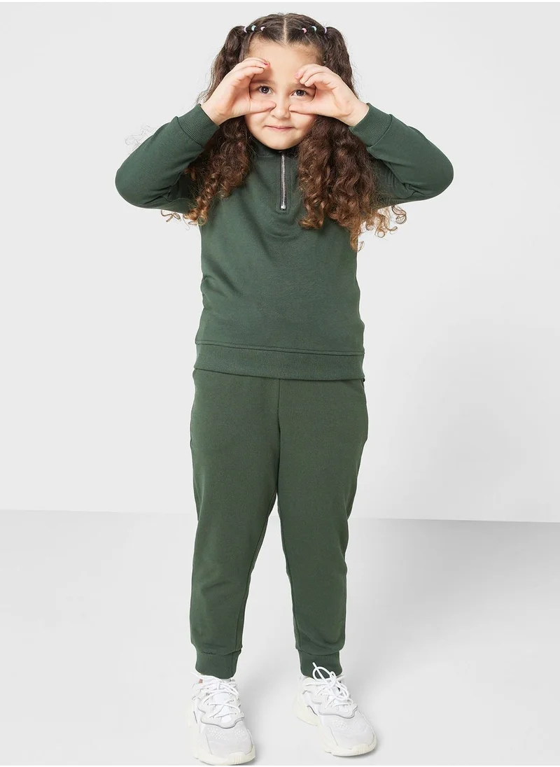 Pinata Girls Printed Full Zip Sweatshirt And Jogger Set