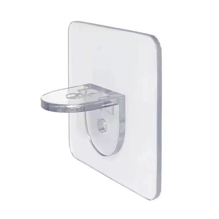 Clear Adhesive Wall Hooks for Kitchen Bath 6*6 small corner