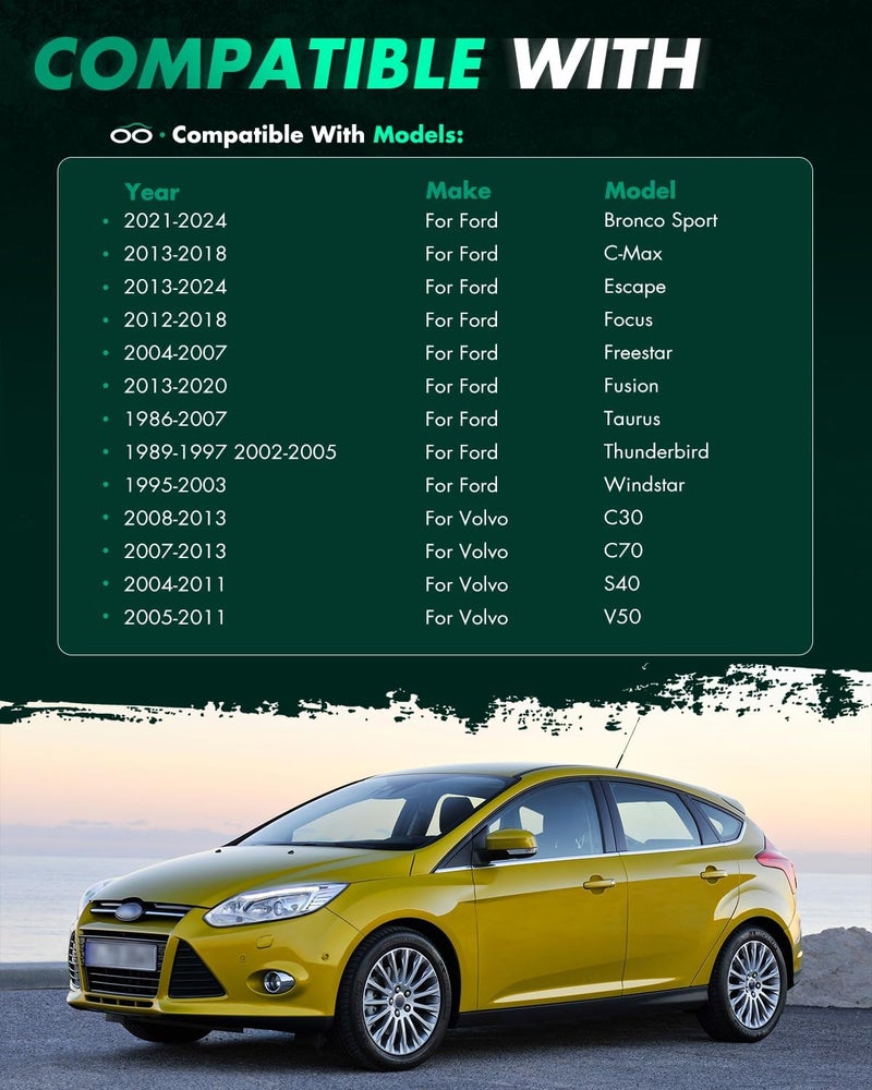 SCITOO سبائك العجلات SCITOO 2 قطعة 5x108 سماكة 15 مم فتحة 63.4 مم مسامير 12x1.5 لسيارات فولفو وجاغوار - Image 3