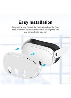 XICEN Protective Cover for Meta Quest 3, Silicone Cover Protector, Shockproof and Dustproof  VR Accessories  - Image 2