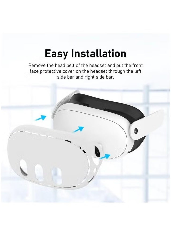 XICEN Protective Cover for Meta Quest 3, Silicone Cover Protector, Shockproof and Dustproof  VR Accessories  - Image 2