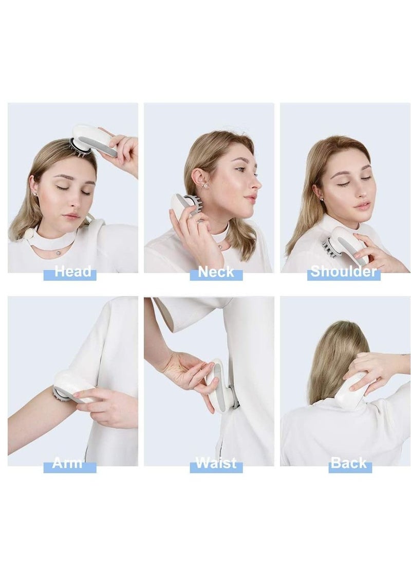 NIBEMINENT - 2 in 1 Scalp Massager Sonic Vibrating Massage Device to promote Head Blood Circulation, Pain Relief, Headache Relief,facial cleansing brush for deep cleaning face skin AG-1718 - Image 1