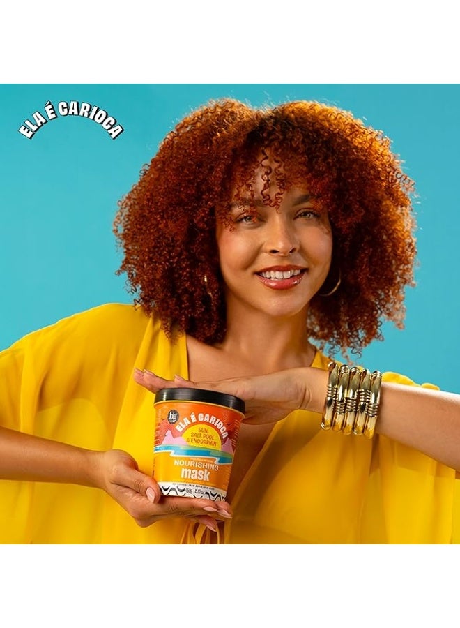 Lola from Rio ماسك شعر مغذي إيلا إيه كاريواكا مع شاي الماتيه وماء جوز الهند - يرطب بعمق، ينعم ويستعيد اللمعان لجميع أنواع الشعر (450 جرام) - Image 4