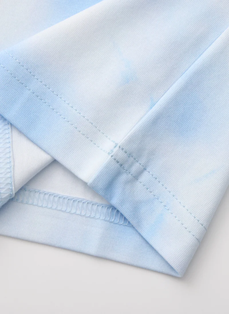 Balabala Blue Kids Boys Round v-neck short-sleeved T-shirt for Men | Best Price UAE