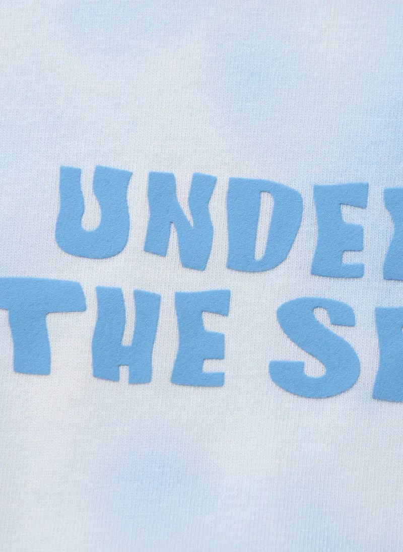 Balabala Blue Kids Boys Round v-neck short-sleeved T-shirt for Men | Best Price UAE