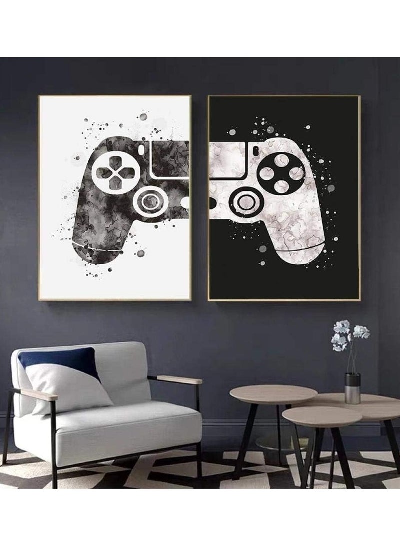 Gaming Wall Decor, Unframed Gamepad Posters Wall Pictures Canvas Painting, Video Game Themed Wall Art Canvas Framed Posters Prints Paintings Pictures, for Kids' Bedroom Home Decoration - Image 4