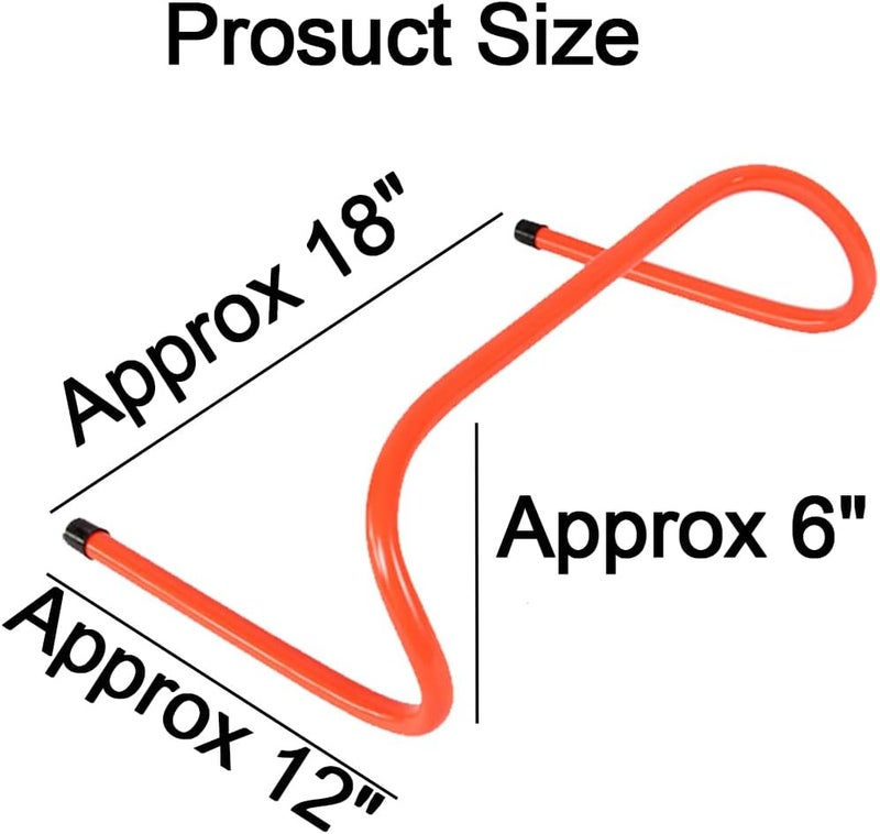 ASENVER 12 Hurdles Training Speed Agility Training Durable with 10 Marker Cone - Image 5
