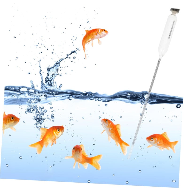 CHILDWEET High Precision Fish Tank Hydrometer Glass Scale Hydrometer for Aquarium and Pool - Image 5