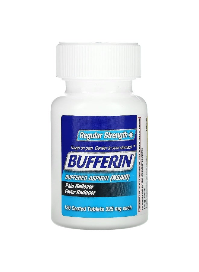 Bufferin Bufferin, Buffered Aspirin (NSAID), Regular Strength, 650 mg, 130 Coated Tablets (325 mg per Tablet) - Image 4