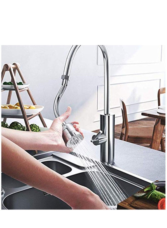 360 Rotating Faucet Sprayer Kitchen Faucet Accessories Booster Shower Household Faucet Water Splash Filter Kitchen Sink Filter Water Saver Nozzle - Image 1