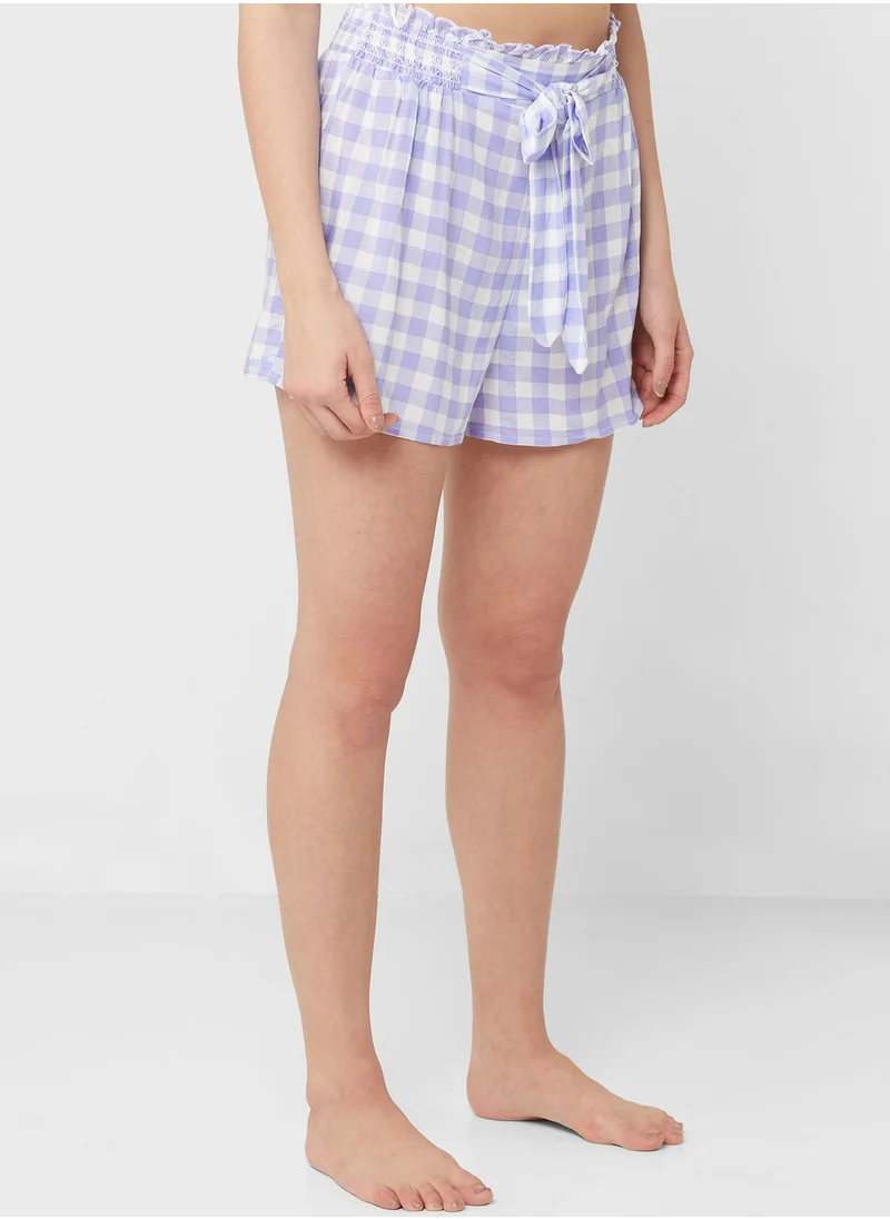 RIVER ISLAND Gingham Short Co Ord