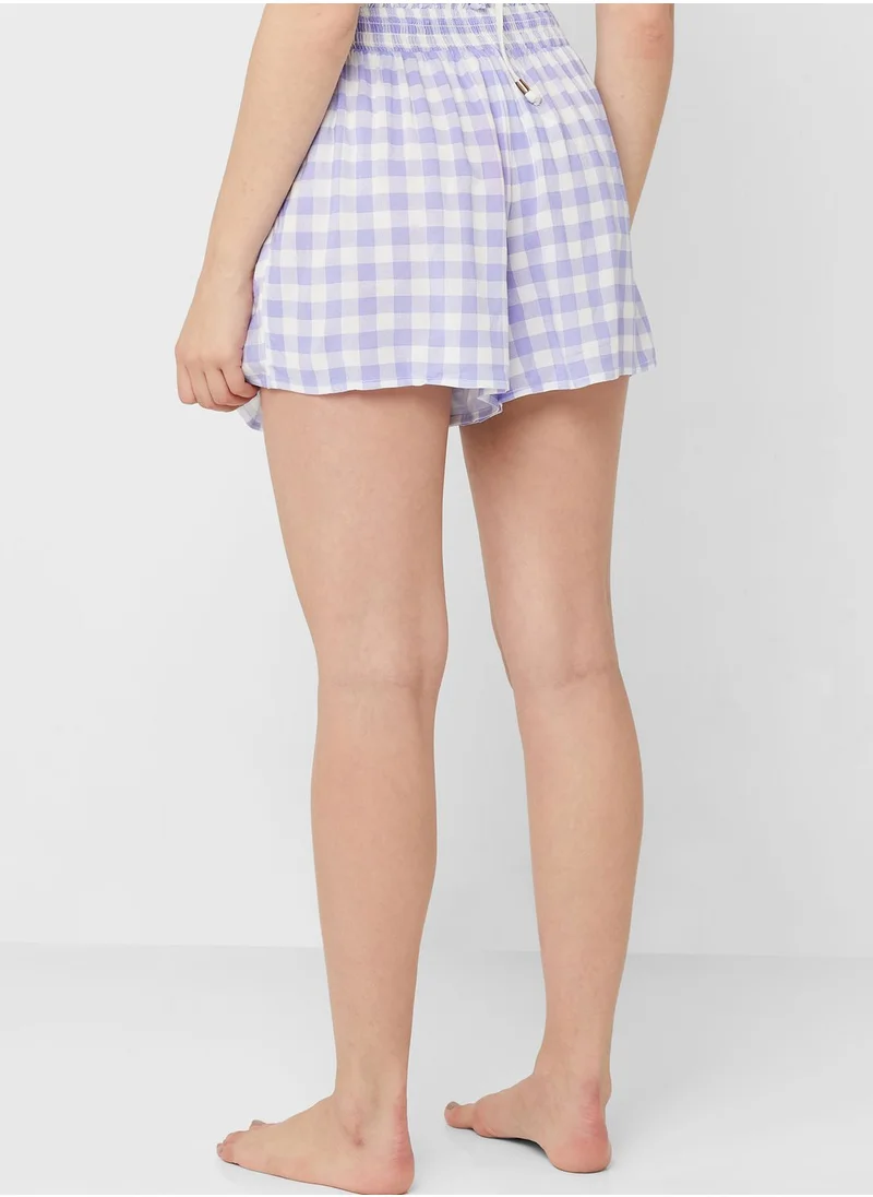 RIVER ISLAND Gingham Short Co Ord